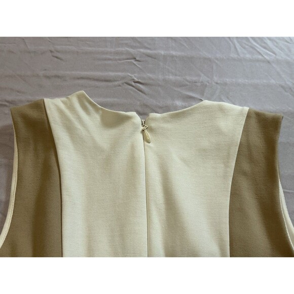 Bebe color block bandage dress in shades of beige and cream, size M - Picture 12 of 13